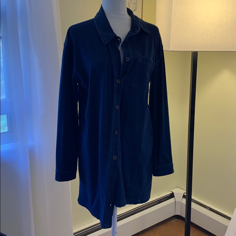 Oversized Denim Dress